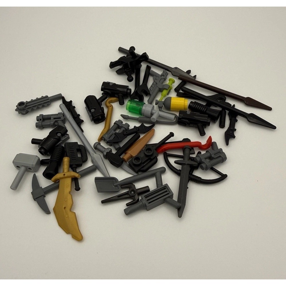 Lego Minifig Weapons And Tools  Assorted Lot 40 pieces 006